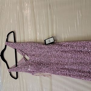 Adrianna papell Sleeveless BEADED MRMAID GOWN Color- ICL size 2